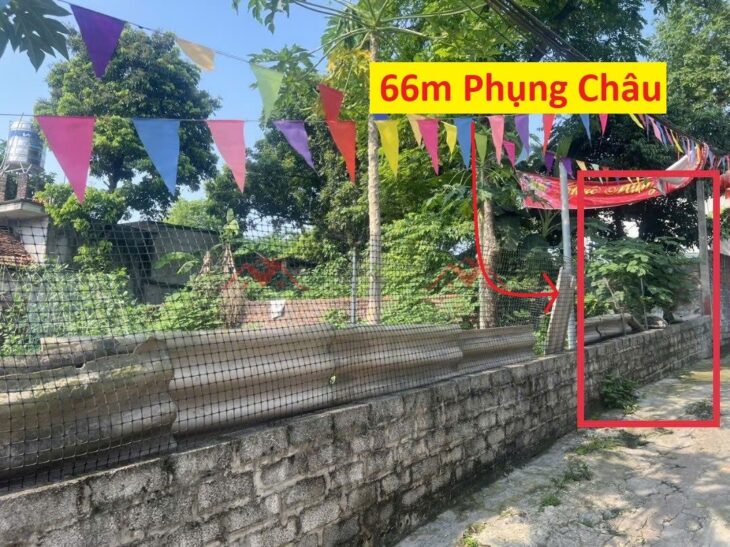 GIÁ 1,8 TỶ ĐẤT TẠI PHỤNG CHÂU-CHƯƠNG MỸ D/T:66M