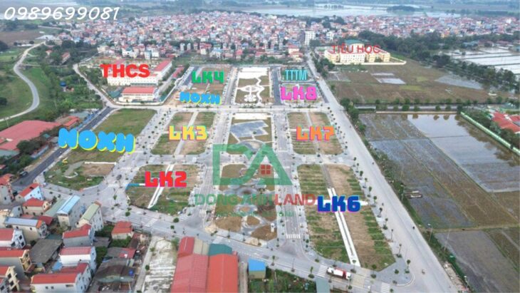 Bán đất đấu giá Thuỵ Lâm Đông Anh – Lô sẻ khe, view vườn hoa