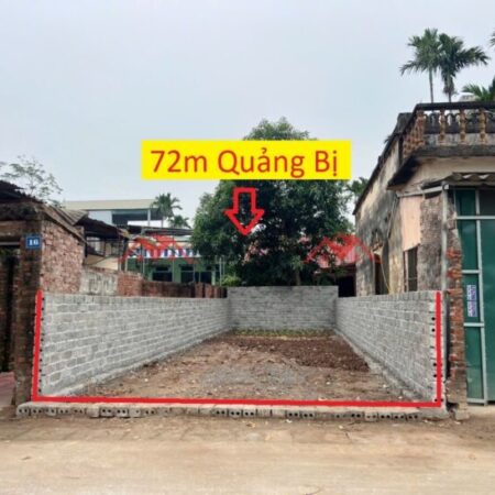 SIÊU PHẨM GIÁ 1,850 TỶ ĐẤT TẠI QUẢNG BỊ-CHƯƠNG MỸ D/T:72M