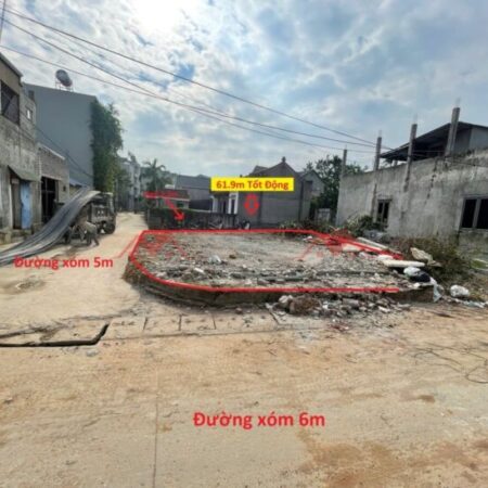 SIÊU PHẨM GIÁ 2,280 TỶ ĐẤT TẠI TỐT ĐỘNG-CHƯƠNG MỸ D/T:61,9M