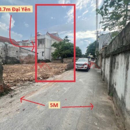 SIÊU PHẨM GIÁ 3,2 TỶ ĐẤT TẠI ĐẠI YÊN-CHƯƠNG MỸ D/T:60,7M