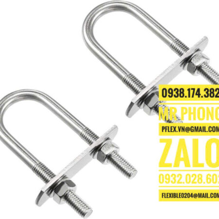 U-Bolt-Kẹp sắt chữ U- Bu lông chữ U -Gông chữ U- Bu lông neo chữ U- Cùm U sắt