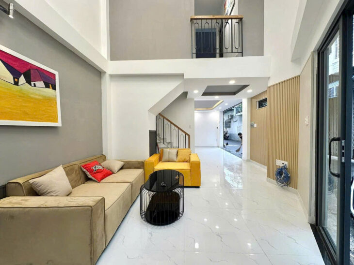 Bán nhà 4 tầng, 52m², 4PN, 5WC, 8.35 tỷ hẻm xe hơi Nguyễn Văn Đậu, P.11, Bình Thạnh