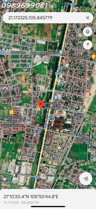 ✅ Bán đất phân lô,đất đấu giá X5 xã Nguyên Khê huyến Đông Anh -Sát kênh đào gần QL3