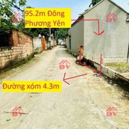 SIÊU PHẨM GIÁ 2,050 TỶ ĐẤT TẠI ĐÔNG PHƯƠNG YÊN-CHƯƠNG MỸ D/T:95,2M