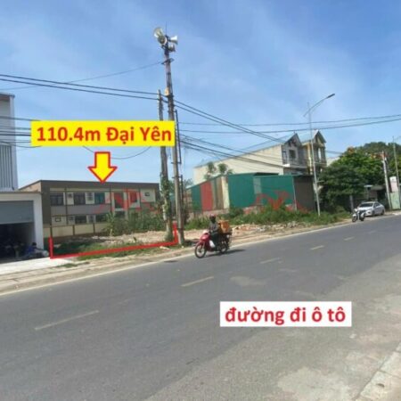 SIÊU PHẨM GIÁ 6,550 TỶ ĐẤT TẠI ĐẠI YÊN-CHƯƠNG MỸ D/T:110,4M