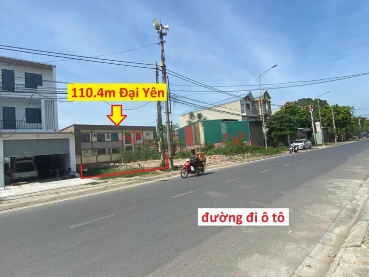 SIÊU PHẨM GIÁ 6,550 TỶ ĐẤT TẠI ĐẠI YÊN-CHƯƠNG MỸ D/T:110,4M