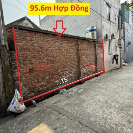 SIÊU PHẨM GIÁ 3,550 TỶ ĐẤT TẠI HỢP ĐỒNG-CHƯƠNG MỸ D/T:95,6M