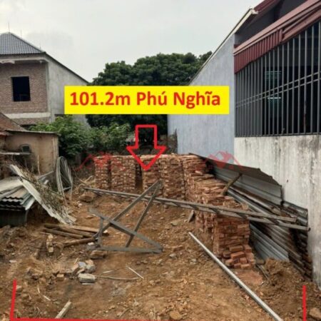 SIÊU PHẨM GIÁ 1,5 TỶ ĐẤT TẠI PHÚ NGHĨA-CHƯƠNG MỸ D/T:101,2M