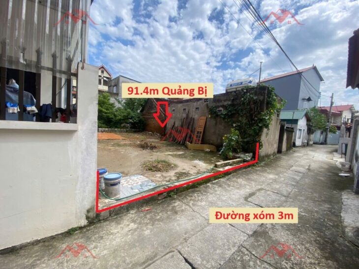 SIÊU PHẨM GIÁ 3,1 TỶ ĐẤT TẠI QUẢNG BỊ-CHƯƠNG MỸ D/T:91,5M