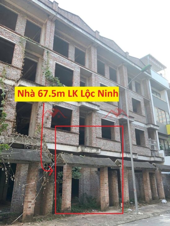 SIÊU PHẨM BÁN NHÀ LIỀN KỀ LỘC NINH-TT CHÚC SƠN-CHƯƠNG MỸ D/T:67,5M