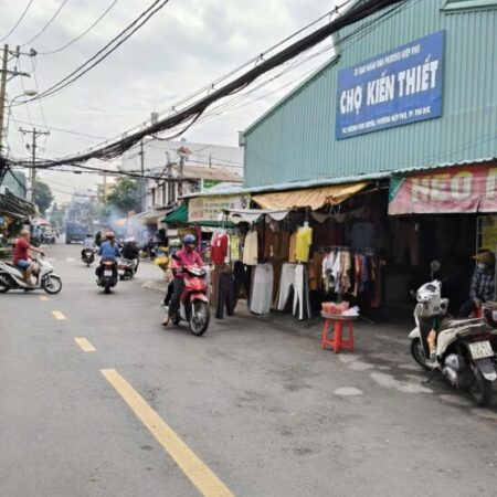 Nhà Mặt tiền khu chợ Kiến Thiết, Hiệp Phú, Q9, diện tích 86,5m2 chỉ 7,9 tỷ trong tháng