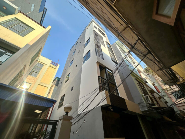 (Siêu phẩm) Tòa Apartment lô góc 40m2 x 5 căn hộ tại Kim Giang – Dòng tiền 480/năm – Tin Thật 100%.