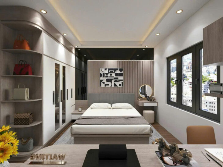 Mặt đường Tô Vũ – 193 Văn Cao, 80 5 tầng mới tinh – Thang Máy – Giá 12.5 tỉ – vị trí đẹp