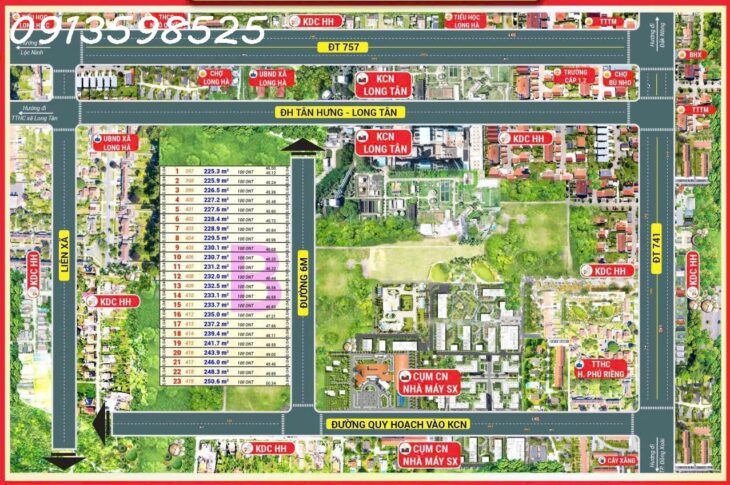 Bán Đất Trung Tâm Huyện, 250m2, sổ sẵn 100m2 thổ cư, 280tr ngân hàng cho vay 1 nửa