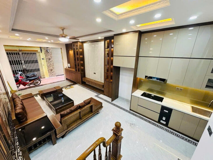 ???? NHÀ ĐẸP BỒ ĐỀ – LONG BIÊN – 5 TẦNG HIỆN ĐẠI THÔNG THOÁNG ÁNH SÁNG TỰ NHIÊN TẶNG FULL NỘI THẤT