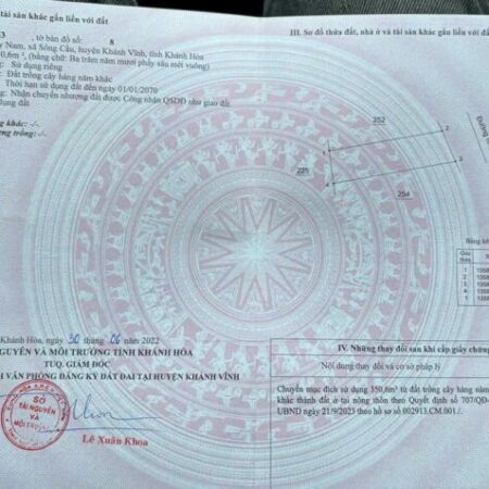 MUA BÁN ĐẤT Ở KHÁNH HOÀ