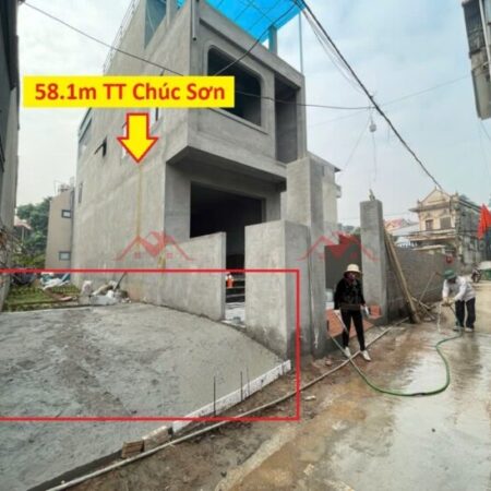 SIÊU PHẨM GIÁ 2,7 TỶ ĐẤT TẠI TT CHÚC SƠN-CHƯƠNG MỸ D/T:58,1M