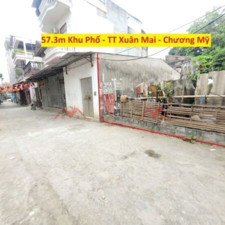 SIÊU PHẨM GIÁ 2,680 TỶ ĐẤT TẠI TT XUÂN MAI-CHƯƠNG MỸ D/T:57,3M