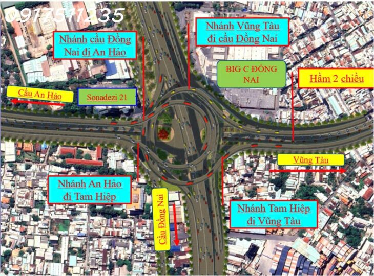 1300m2 có 29m mặt tiền quốc lộ, 40m mặt tiền hông, 700 thổ mặt tiền quốc lộ 51 từ Phía Bệnh Viện