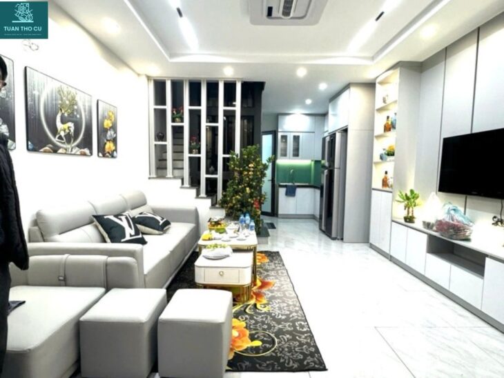 BÁN NHÀ MẶT NGÕ Ô TÔ TRÁNH – PHỐ TAM TRINH, 40M², 5 TẦNG, THANG MÁY NK, NỘI THẤT CAO CẤP, GIÁ 5.9