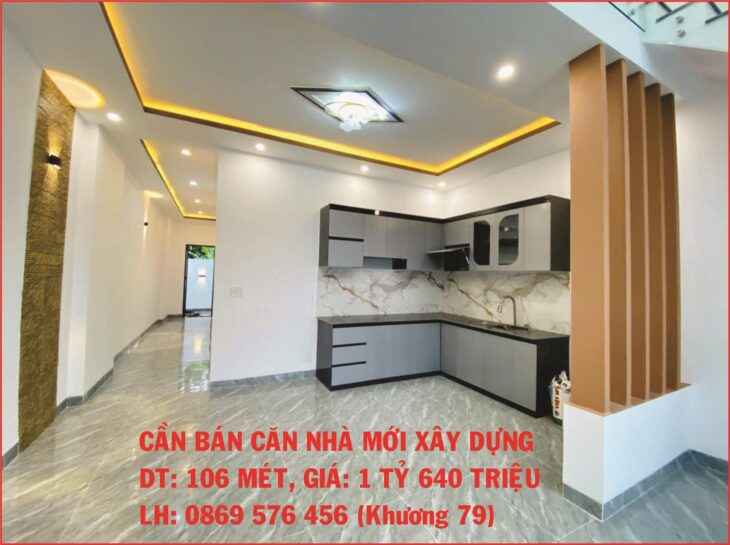 BÁN GẤP NHÀ MỚI XÂY TẠI XÃ DIÊN PHÚ, DIÊN KHÁNH, KHÁNH HOÀ