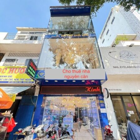 Cho thuê nhà MT 160 Võ Thị Sáu, Quận 3 85m2 4 tầng, Nhà siêu đẹp