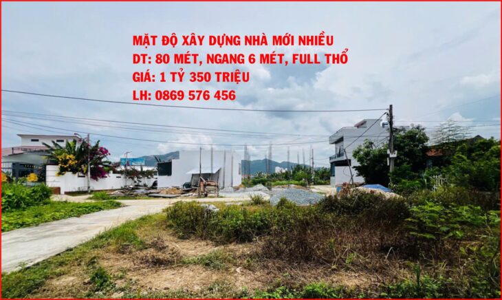 BÁN ĐẤT NỀN XÃ DIÊN AN, DIÊN KHÁNH, KHÁNH HOÀ