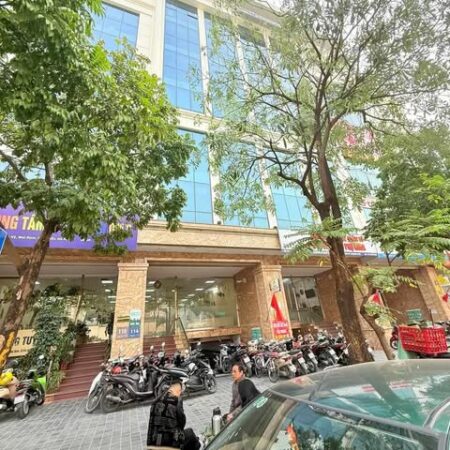 TOÀ NHÀ 2 MẶT THOÁNG MẶT PHỐ TRẦN VỸ – CẦU GIẤY: 146M, 9T, MT: 6.5M, GIÁ CHÀO 78 TỶ