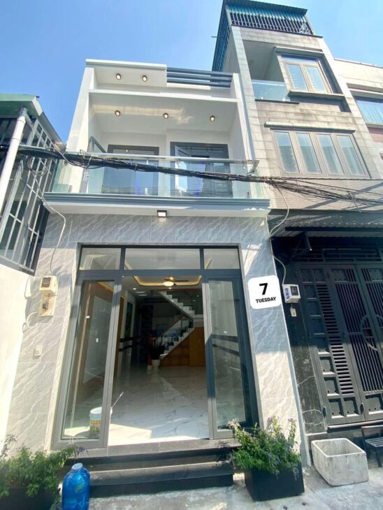 NHÀ 2 TẦNG 1 TRỤC NGẮN NGUYỄN THÀNH VĨNH – HẺM NHỰA 5M THÔNG – NGAY NHÀ THỜ BẠCH ĐẰNG – TRUNG TÂM