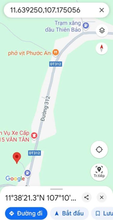 Cần bán gấp lô đất đẹp Bình Phước, gần trường học, cây xăng, DT 332,5m2 sẵn 100m2 thổ cư