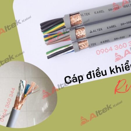 Cáp điều khiển lõi đồng mềm chống nhiễu (Có Lưới)