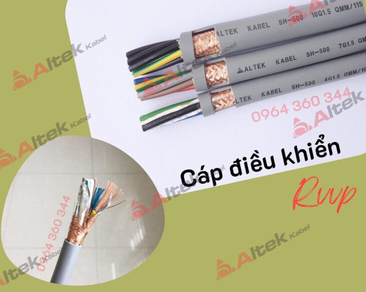 Cáp điều khiển lõi đồng mềm chống nhiễu (Có Lưới)