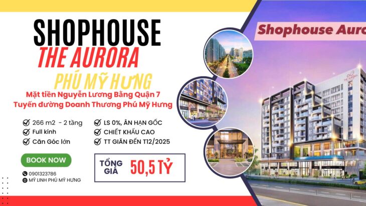 Sở hữu ngay Shophouse The Aurora – Vị trí đắc địa, tiềm năng sinh lời vượt trội! Sở hữu ngay Shophouse The Aurora – Vị trí đắc địa, tiềm năng sinh lời vượt trội!