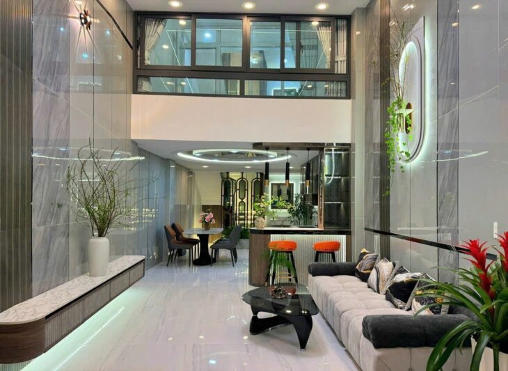 Nhà đẹp mới đón tết,Hẻm 6m Võ Thành Trang (3.9x14m) Nở hậu 5.1m, xe hơi đỗ trong nhà 5,8 Tỷ Tl