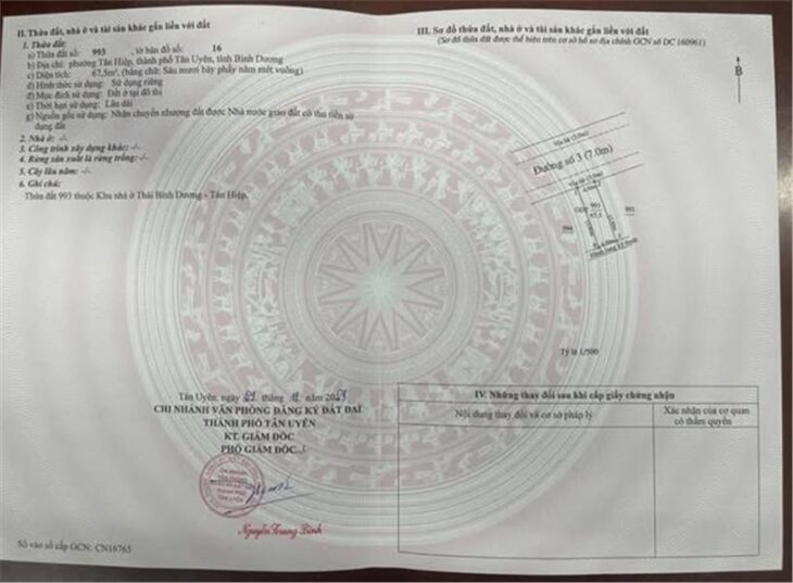 Bán Nhà 1 Lầu 1 Trệt Phường Tân Hiệp Tân Uyên – Vị Trí Đắc Địa Giá Chỉ 2.35 Tỷ
