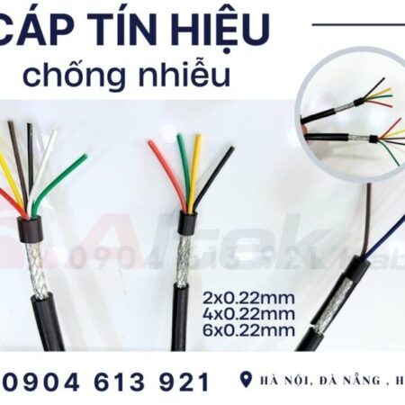 Cáp tín hiệu chống nhiễu 2×0.22,4×0.22,6×0.22mm Altek Kabel