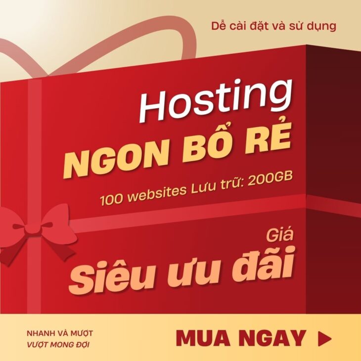 Hosting giá rẻ – Dung lượng cao