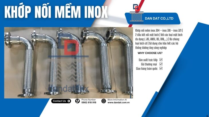 Ống cao su thủy lực, Khớp nối mềm mặt bích, Khớp nối ren công nghiệp, Ống nối mềm, Mối nối mềm inox