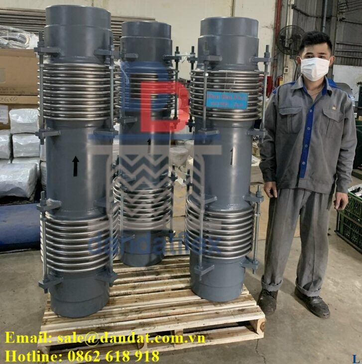 Khớp giãn nở inox, Khớp giãn nở nhiệt inox, Khớp nối inox, Khớp nối mềm chống rung