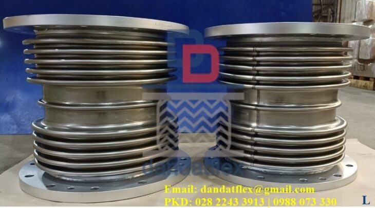 Khớp giãn nở inox, Khớp giãn nở nhiệt inox, Khớp nối inox, Khớp nối mềm chống rung