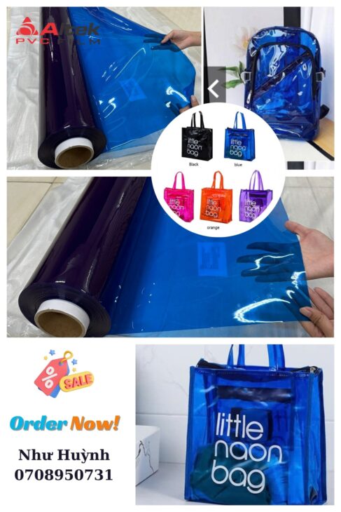 mua màng nhựa pvc dẻo màu xanh