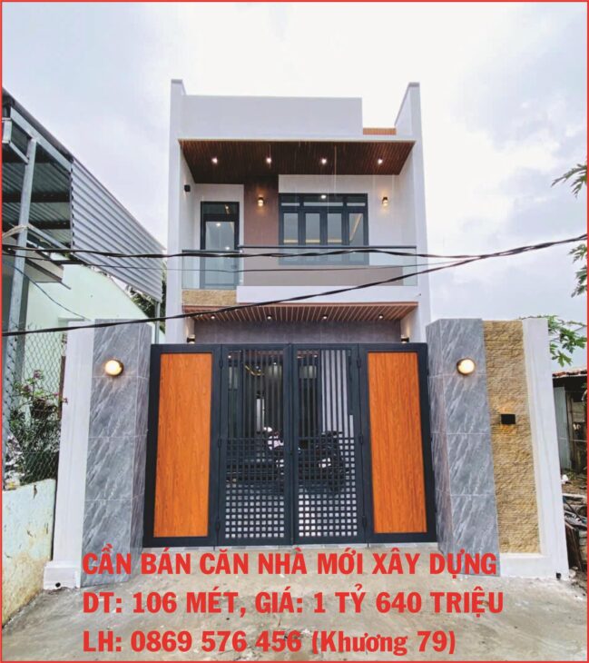 BÁN GẤP NHÀ MỚI XÂY TẠI XÃ DIÊN PHÚ, DIÊN KHÁNH, KHÁNH HOÀ