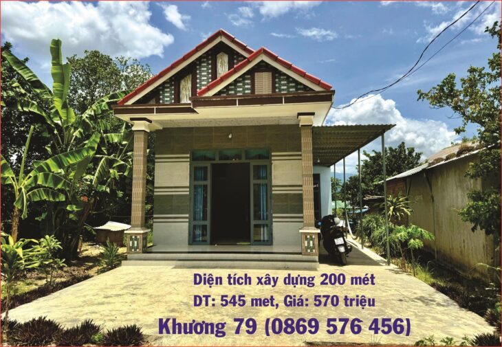 CẦN BÁN CĂN NHÀ GIÁ RẺ TẠI KHÁNH VĨNH KHÁNH HOÀ CHỈ 570TR