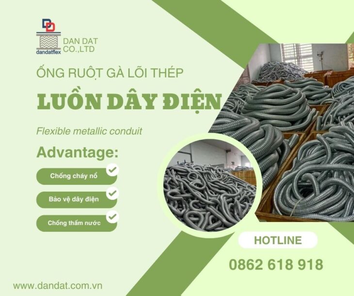 ỐNG RUỘT GÀ LÕI THÉP| ỐNG RUỘT GÀ CHỊU NHIỆT| ỐNG LUỒN DÂY ĐIỆN BỌC NHỰA – GIÁ TỐT
