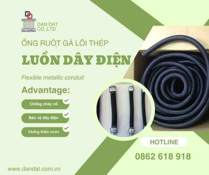 ỐNG RUỘT GÀ LÕI THÉP| ỐNG RUỘT GÀ CHỊU NHIỆT| ỐNG LUỒN DÂY ĐIỆN BỌC NHỰA – GIÁ TỐT