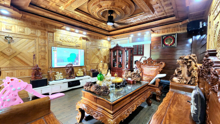 Nhà mặt ngõ tuyến 2 Thiên Lôi, 80m 4 tầng, Gara để 2 ô.tô, Giá 7 tỉ