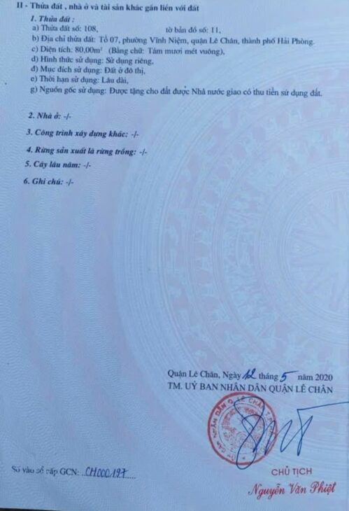 Nhà mặt ngõ tuyến 2 Thiên Lôi, 80m 4 tầng, Gara để 2 ô.tô, Giá 7 tỉ