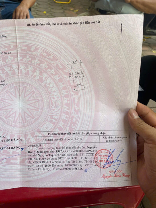 BÁN GẤP 95M ĐẤT HƯƠNG ĐÌNH, MAI ĐÌNH, SÓC SƠN. DT 95M2, MT 5,95M, GIÁ 28TR/M