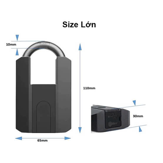 Ổ khoá vân tay thông minh, kết nối Bluetooth